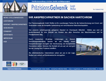 Tablet Screenshot of praezisionsgalvanik.de